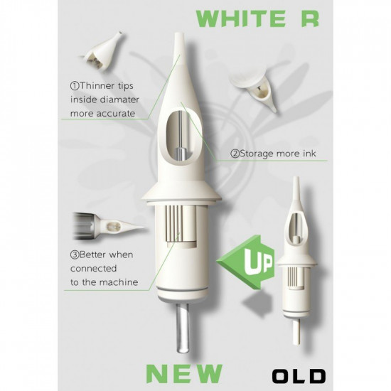 Bigwasp White Cartridge(20pcs)-RL