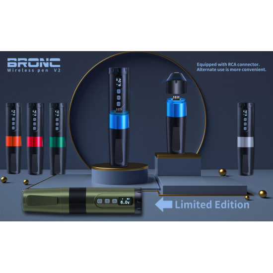 Bronc Wireless Tattoo Pen #BRC017