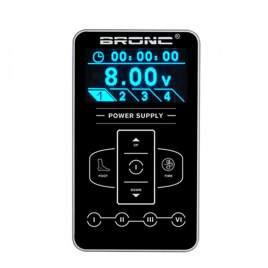 BRONC 3AMPS Tattoo Power Supply 