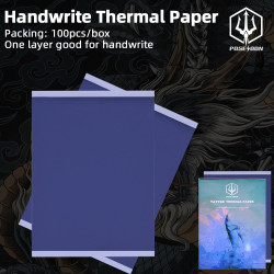 Poseidon Tattoo Handwrite Thermal Paper #TR035-1