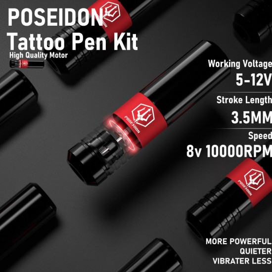 POSEIDON Sailor Tattoo Pen #HM112