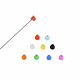 Triangle Coloroful Silicone Needle Pad #TP011