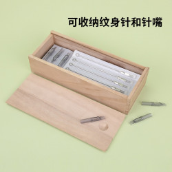 Tattoo Premade and Tip Wood Box #EB008