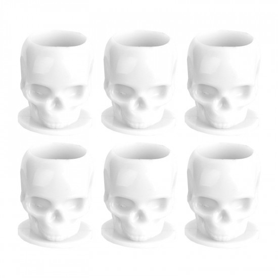 200pcs/bag Skull Tattoo Inkcup #CH028