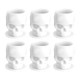 200pcs/bag Skull Tattoo Inkcup #CH028