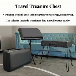 Tattoo Traveling Suitcase can Transform to Armholder &Table #AH036