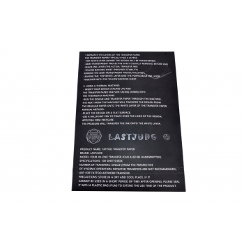 LASTJUDG-Pro Tattoo Thermal Paper