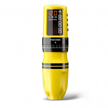 POSEIDON BEE Wireless Tattoo Pen –  Honeycomb LED, 2300mAh Battery #HM158