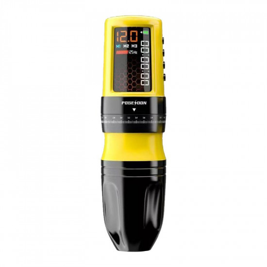 POSEIDON BEE Wireless Tattoo Pen –  Honeycomb LED, 2300mAh Battery #HM158