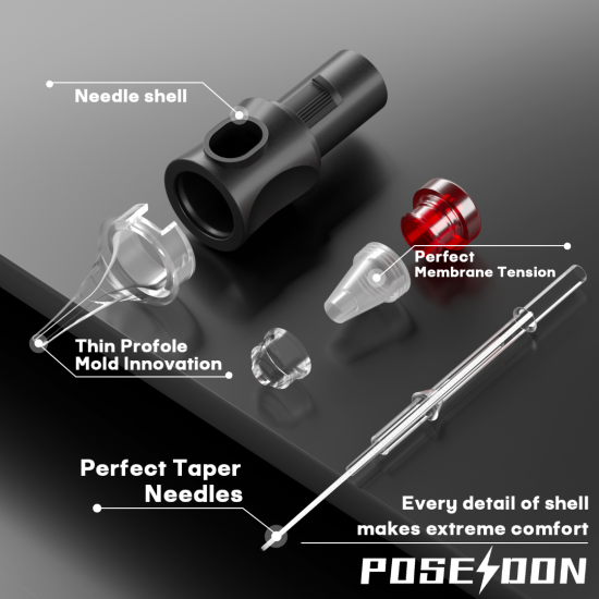 Poseidon Tattoo Cartridge Needles v5(20pcs)-RS