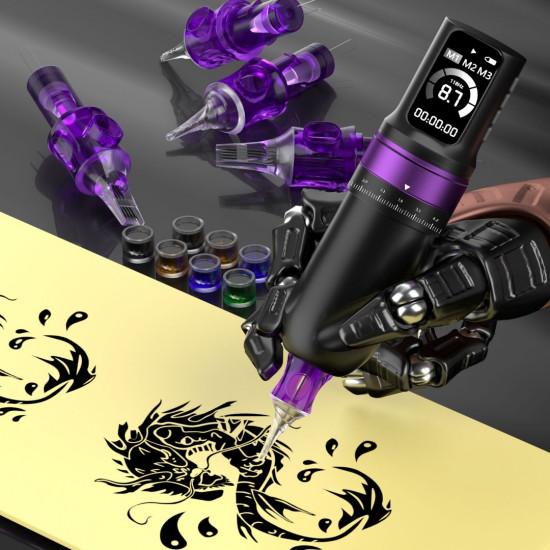 Professional Multi-mode Adjustable OLED Wireless Tattoo Pen