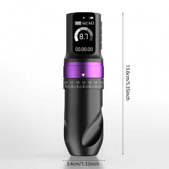 Professional Multi-mode Adjustable OLED Wireless Tattoo Pen #HM151