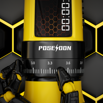 POSEIDON BEE Wireless Tattoo Pen –  Honeycomb LED, 2300mAh Battery #HM158